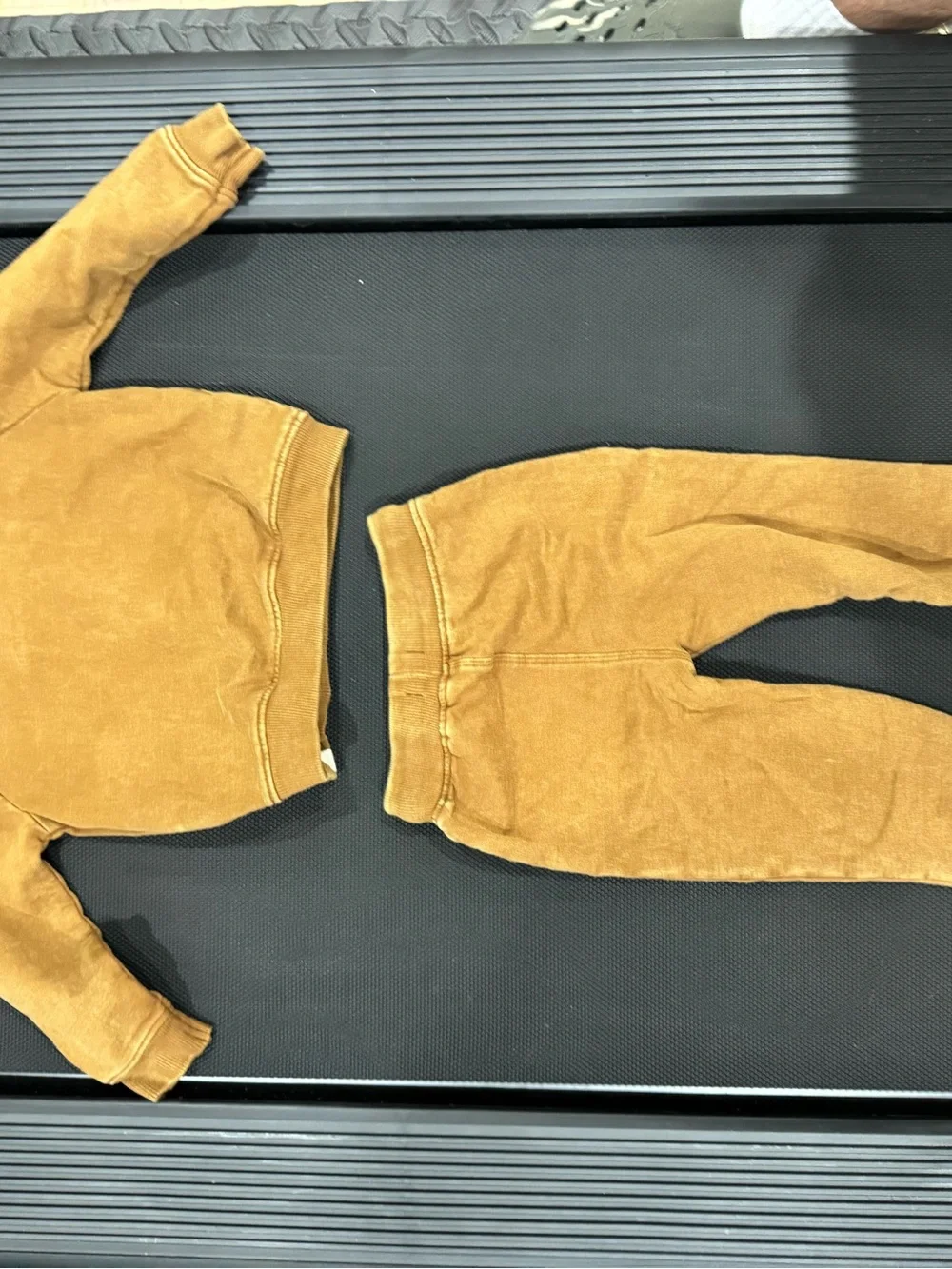 Kids Cozy Brown Sweatshirt & Jogger Set